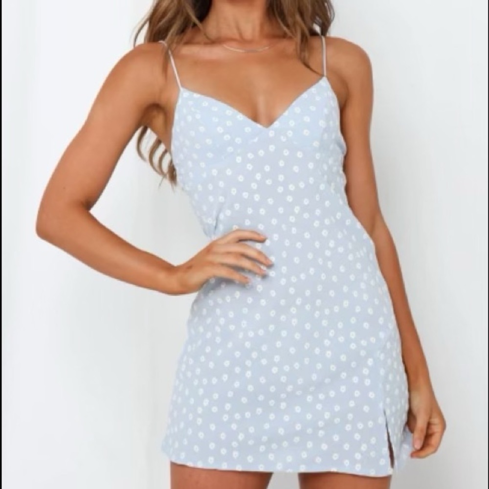 HELLOMOLLY - Quincy dress blue